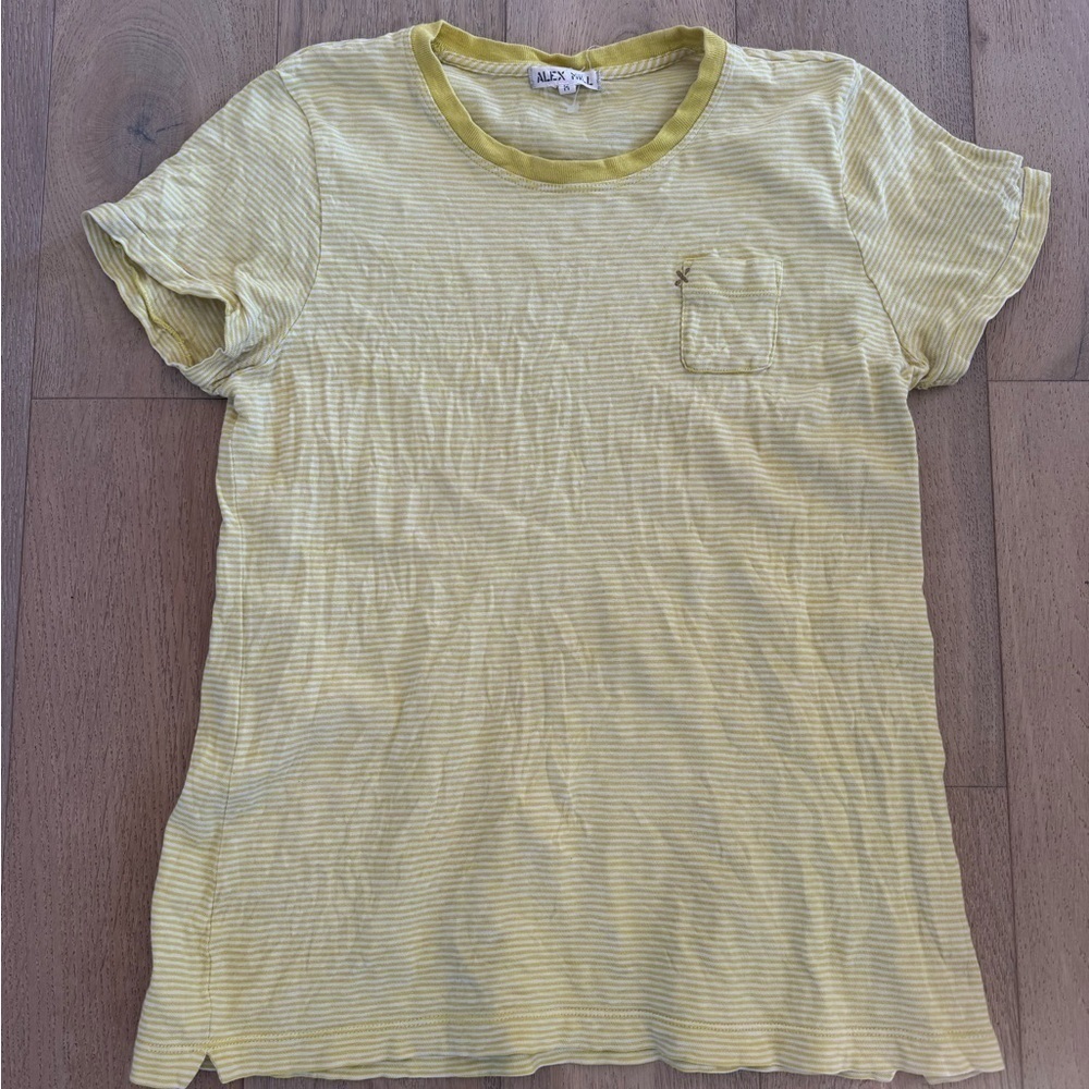 Alex Mill women's striped crew neck cotton t-shirt